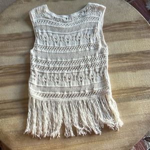 BCBG Becca sleeveless garden sweater
